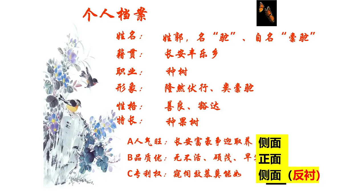 统编版高中语文选择性必修下册11.种树郭橐驼传课件第4页