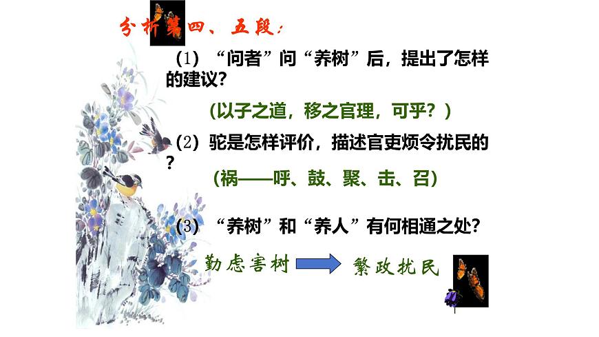 统编版高中语文选择性必修下册11.种树郭橐驼传课件第8页