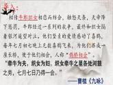 人教統(tǒng)編版高中語文必修上冊《鵲橋仙（纖云弄巧）》課件