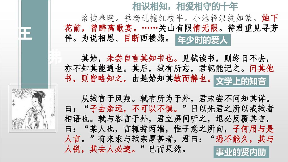 《江城子 乙卯正月二十日夜记梦》课件 课件 部编版高中语文选择性必修上册第8页