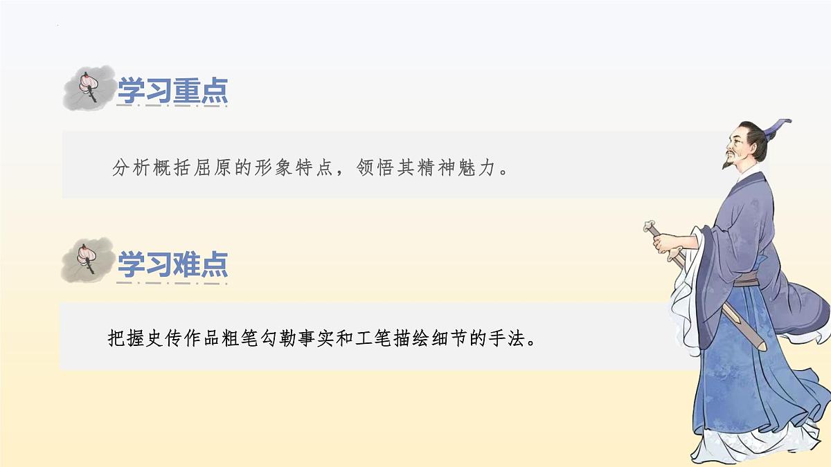 高中语文统编版选择性必修中册9《屈原列传》ppt课件第4页