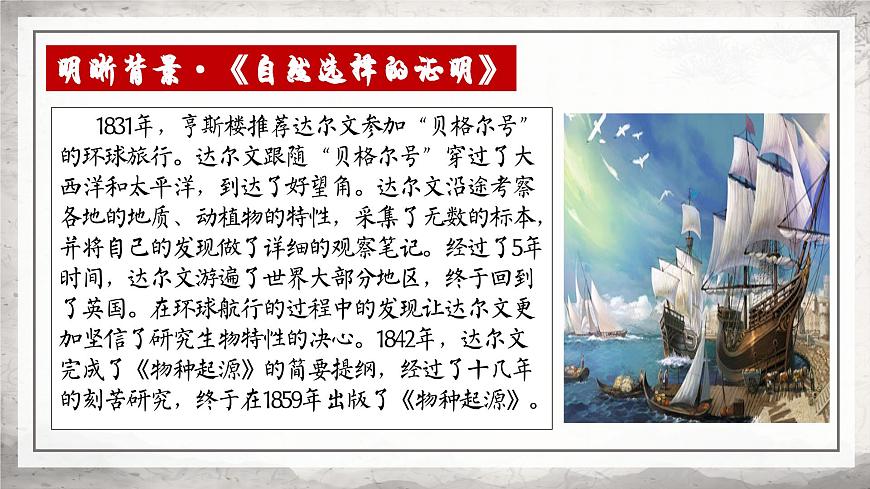 高中语文统编版选择性必修下册第13-1 13-2《自然选择的证明》《宇宙的边疆》群文阅读课件第6页