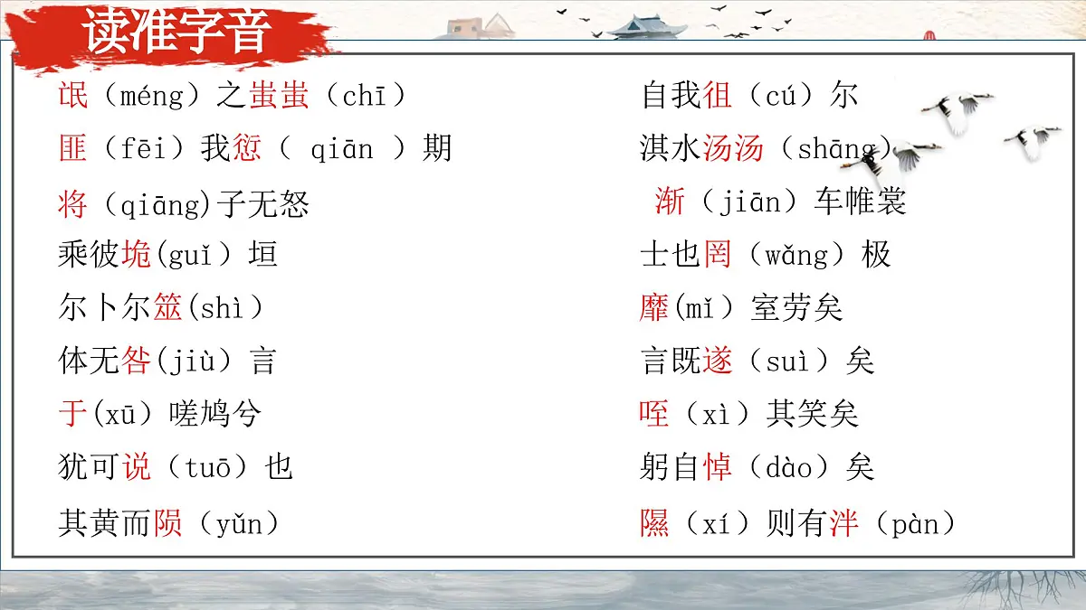 高中语文统编版选择性必修下册第1-1课《氓》课件第8页