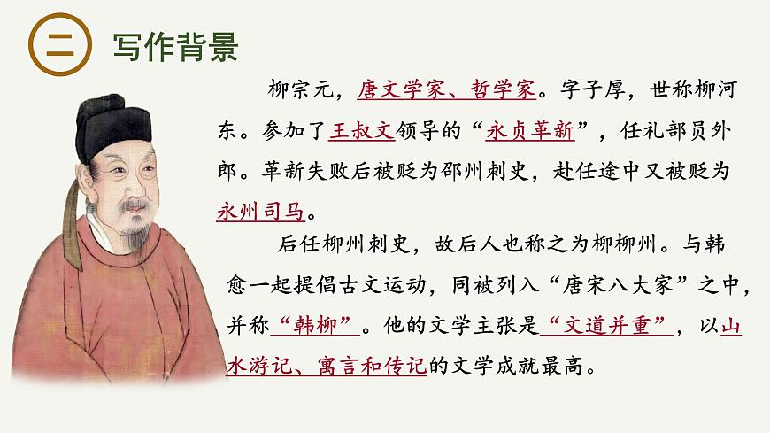 高中语文统编版选择性必修下册11-1《种树郭橐驼传》大单元同步课件第3页