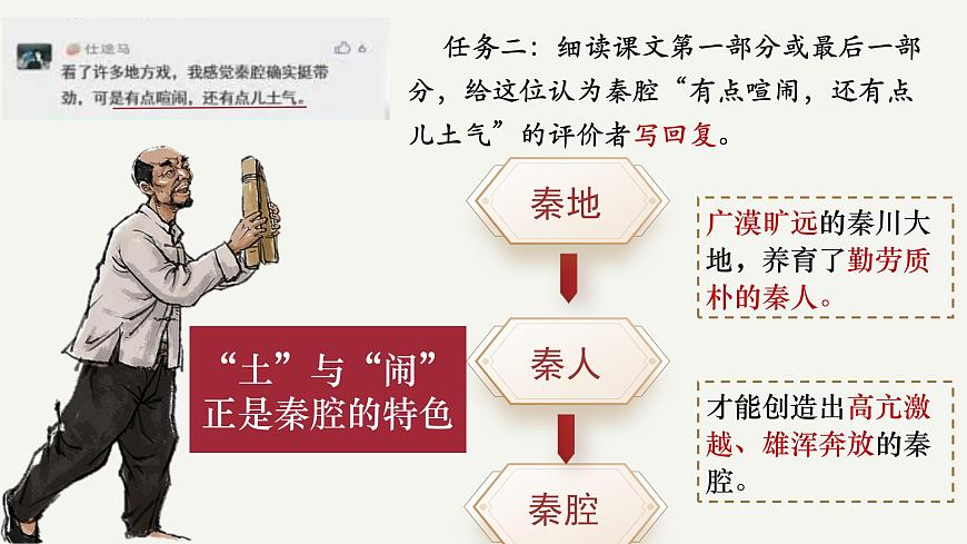 高中语文统编版选择性必修下册7-2《秦腔》大单元同步课件第7页