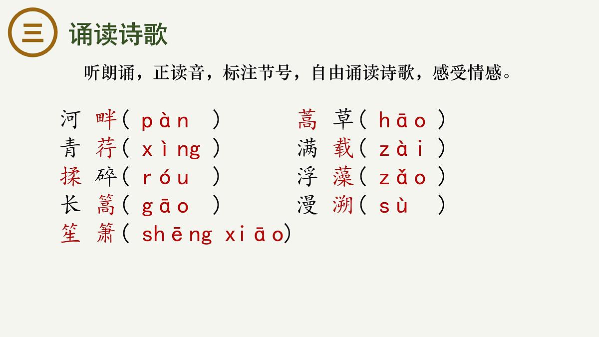 高中语文统编版选择性必修下册6-2《再别康桥》大单元同步课件第7页