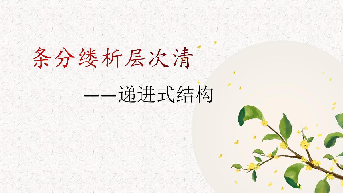 高考语文一轮复习课件：议论文结构之递进式第1页