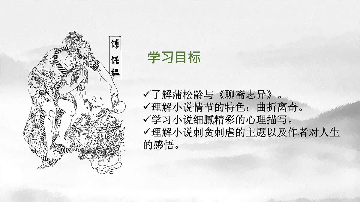 高中语文统编版必修下册14.1《促织》课件第3页
