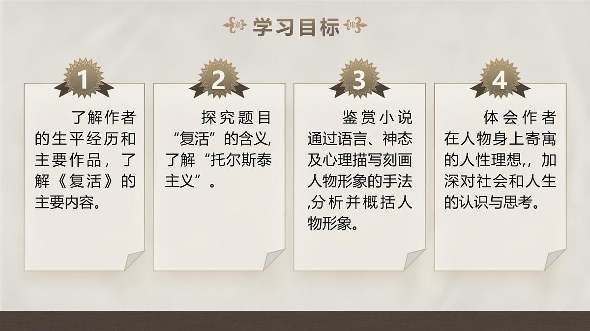 统编教材高二上期选择性必修上《复活（节选）》 第3页