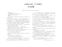 安徽省A10联盟2024-2025学年高一下学期5月联考试题 语文 PDF版含解析