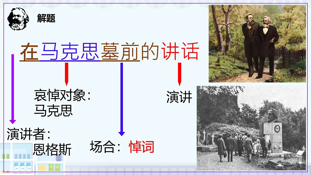 高中语文人教统编版必修 下册 第五单元10.2 在马克思墓前的讲话 课件第3页