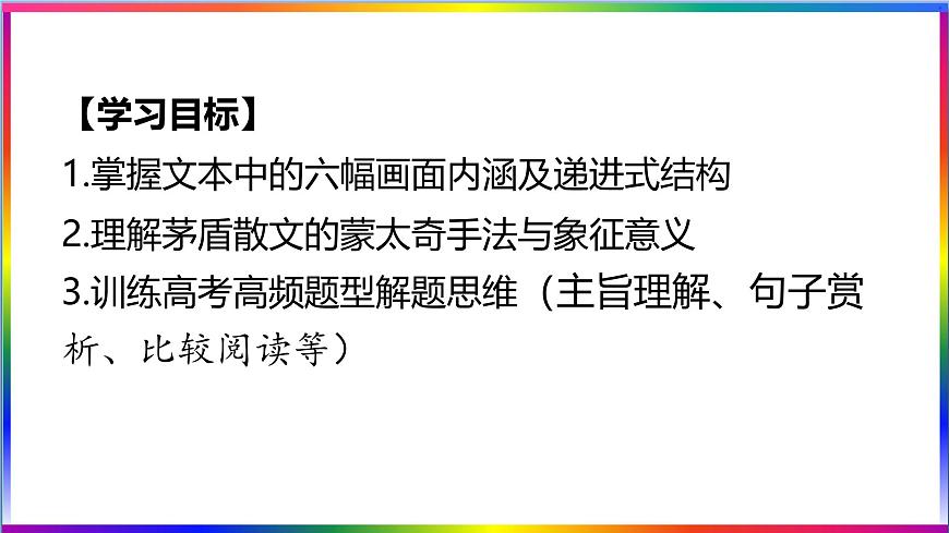 高中语文人教统编版选择性必修 下册第二单元7.1 风景谈 课件第3页
