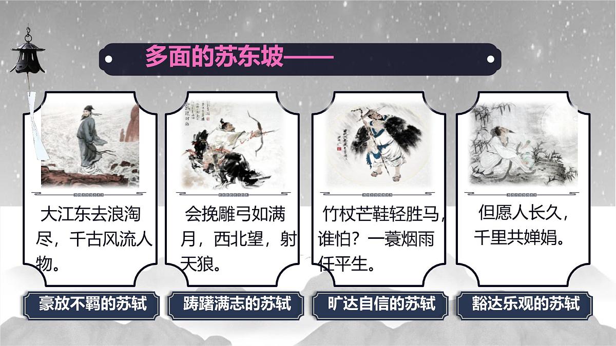 统编版高中语文选择性必修上册教学课件《古诗词诵读：江城子 乙卯正月二十日夜记梦》第3页