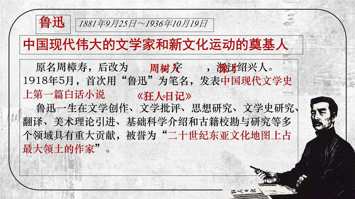 高中语文人教统编版选择性必修 中册第二单元6.1 记念刘和珍君 课件第2页