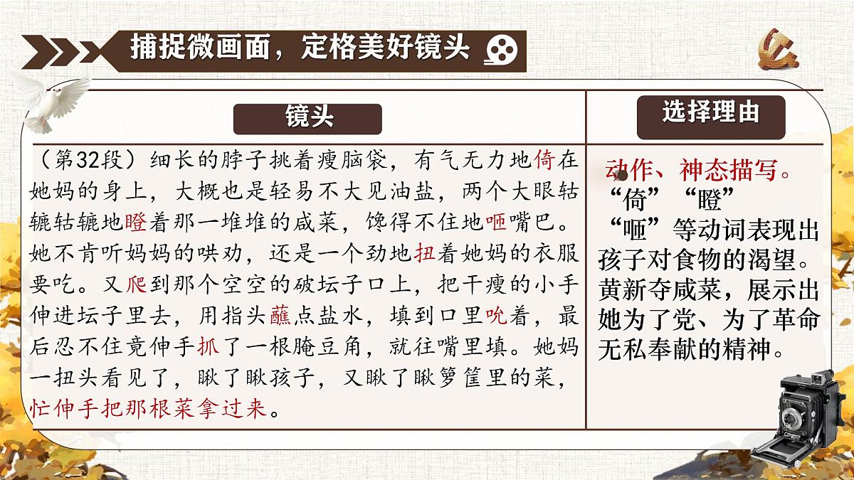 高中语文人教统编版选择性必修 中册第二单元8.3 党费 课件第8页