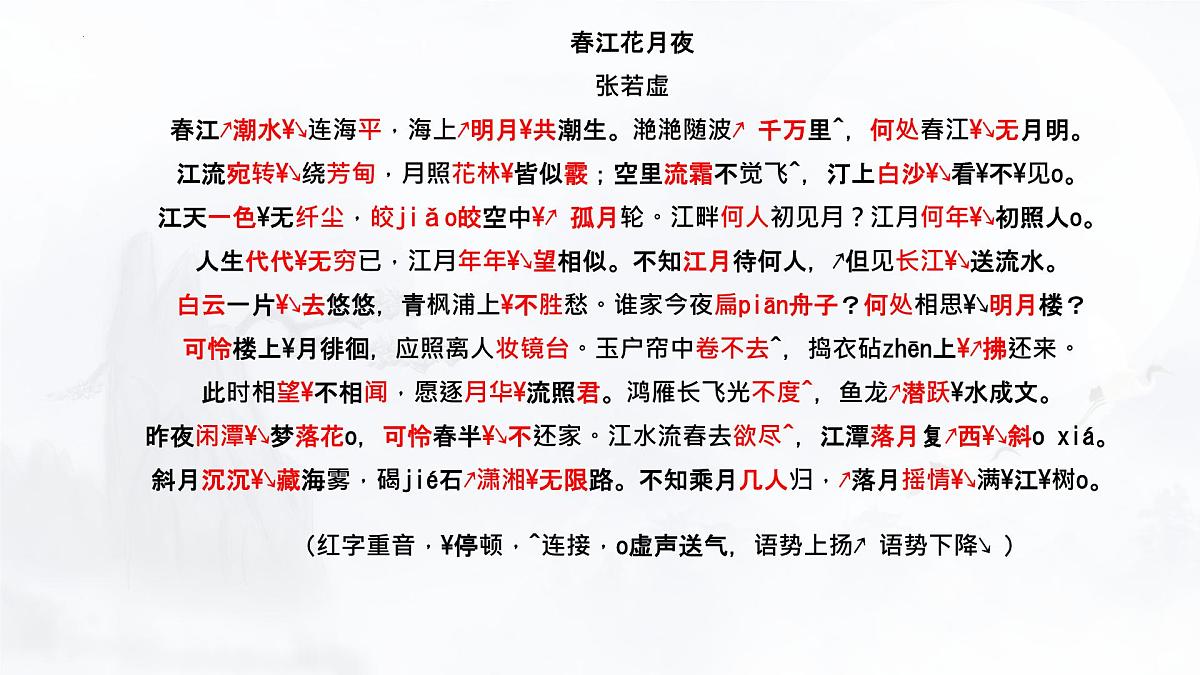 统编版高中语文选择性必修上册《古诗词诵读：春江花月夜》教学课件第8页