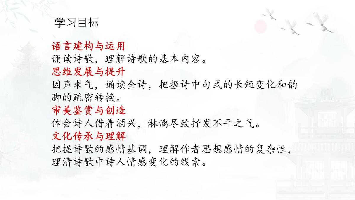 统编版高中语文选择性必修上册《古诗词诵读：将进酒》课件第2页