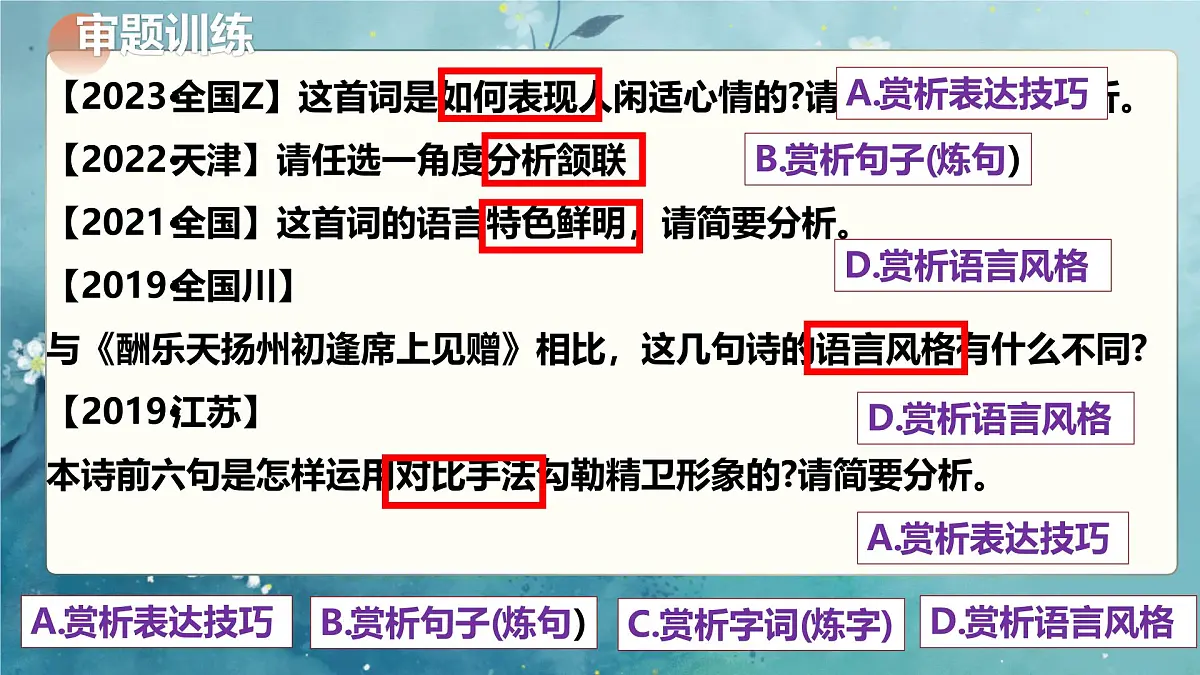 【备战 2026 年】高考语文一轮复习之《炼字》课件PPT第3页