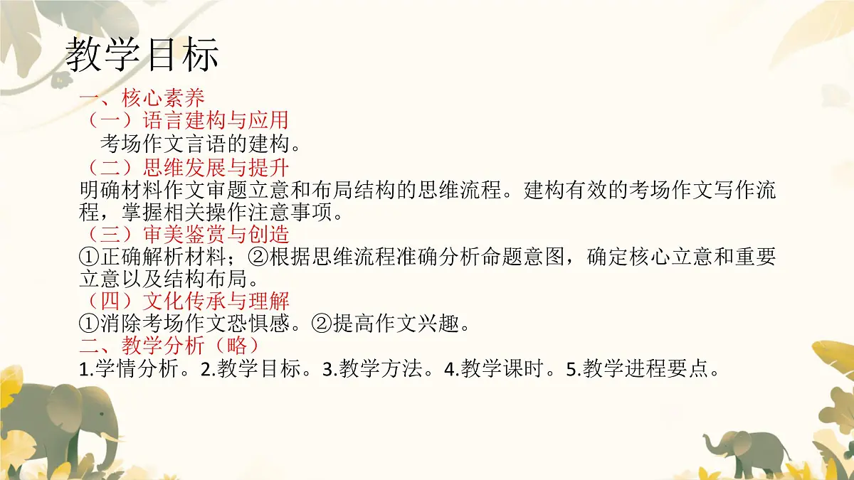 2026届高考语文复习：考场作文的建构流程操作事项 课件第2页