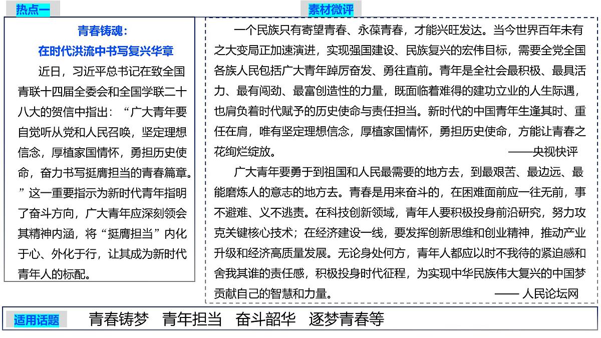 2026年高考语文作文时新热点素材积累 课件-2025年7月第一期（全国通用）第3页