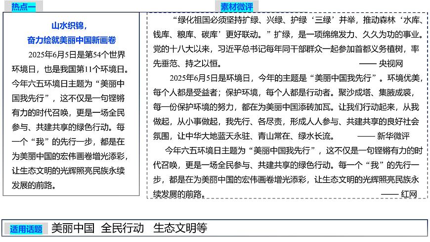 2026年高考语文作文时新热点素材积累 课件-2025年6月第一期（全国通用）第3页