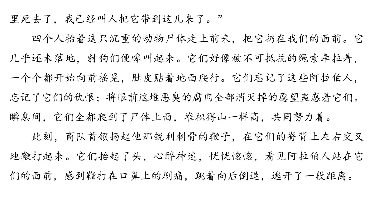 文学类文本阅读专题训练卷及答案解析（八）2026届高考第一轮总复习语文人教版课件PPT第8页