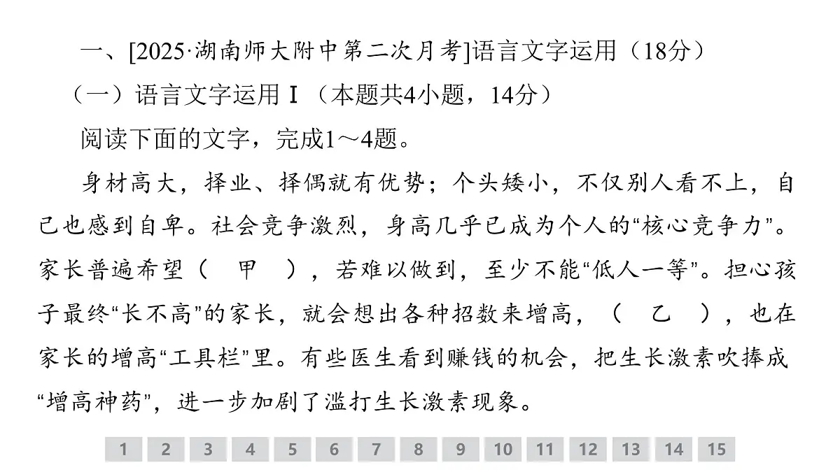 语言文字运用专题训练卷及答案解析（二十四）2026届高考第一轮总复习语文人教版课件PPT第2页
