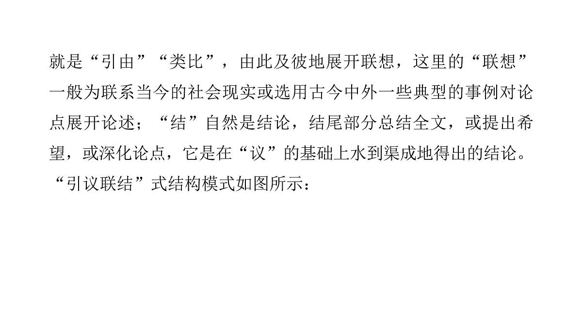 2026届高考第一轮复习课件语文统编版：作文写作开列提纲之“引议联结”式结构第4页