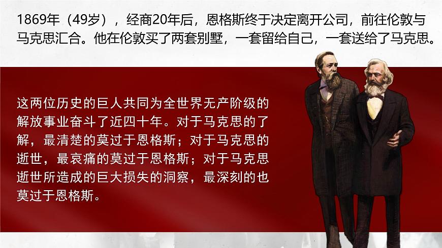 统编版高中语文必修下册10.2 《在马克思墓前的讲话》课件第7页