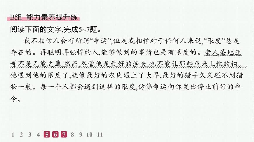 10　老人与海(节选)（分层作业课件）第8页