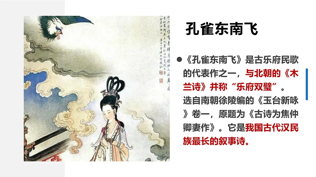 统编版高中语文选择性必修下册2 《孔雀东南飞并序》课件第7页