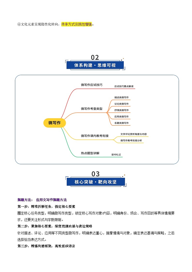 第04讲 微写作（复习讲义）（原卷版）2026年高考语文一轮复习讲练测（全国通用）第3页