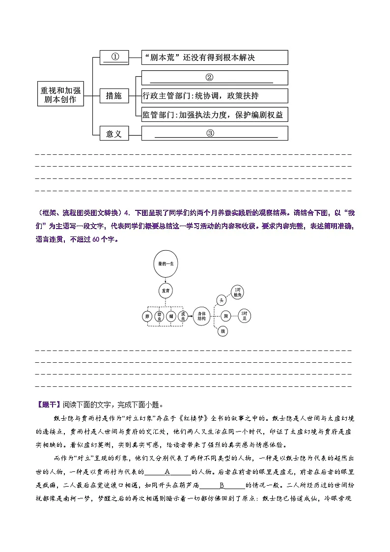 第09讲 图文转换（专项训练）（原卷版）2026年高考语文一轮复习讲练测（全国通用）第3页