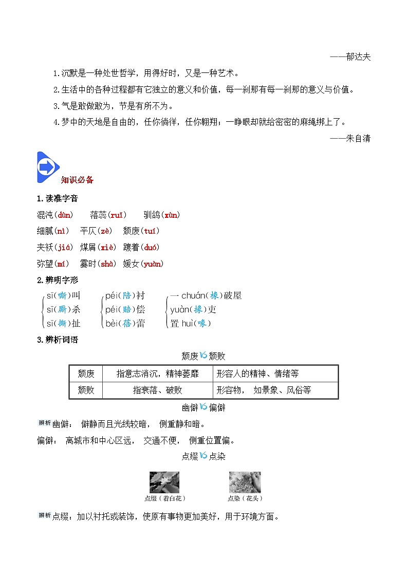 高考语文【一轮复习】精品复习讲义练习 (5)第3页