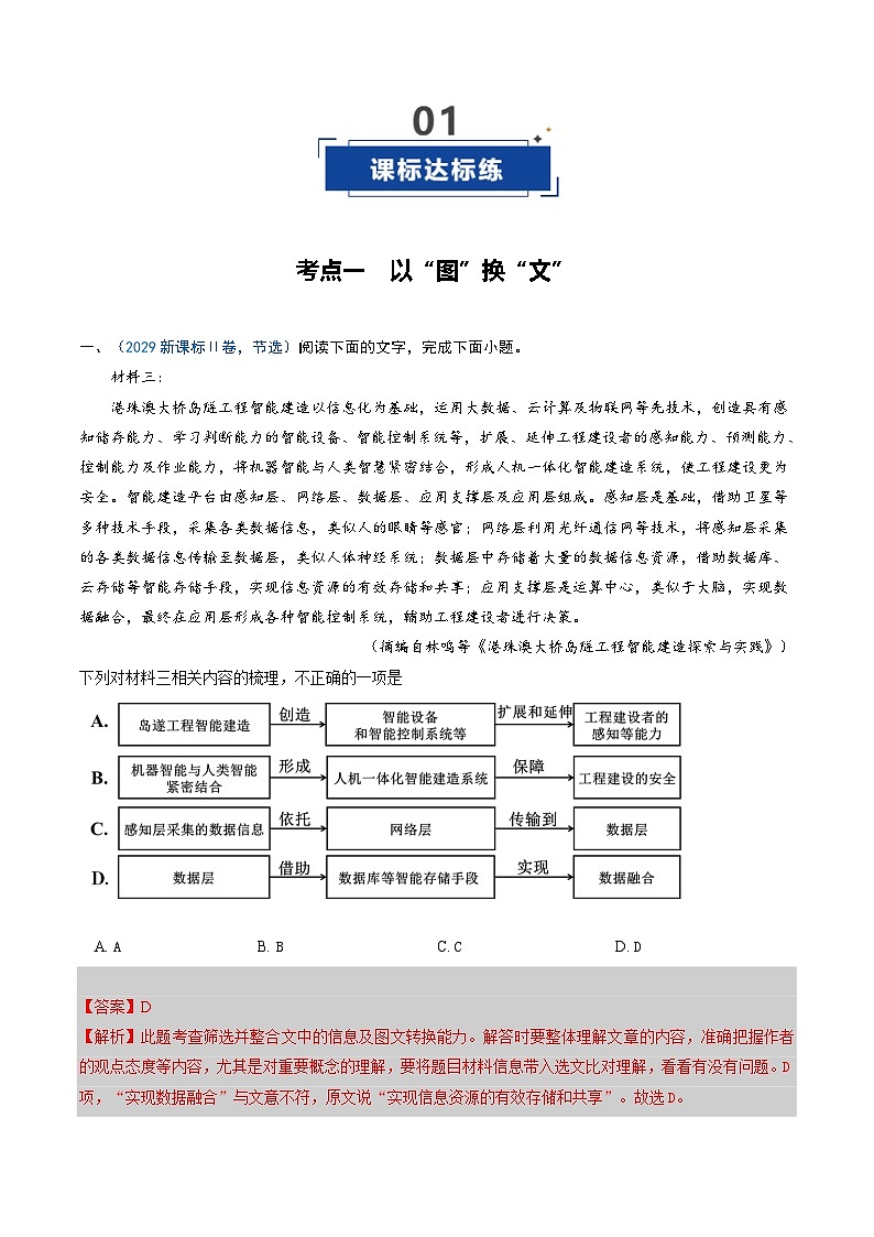 高考语文一轮复习-图文对应关系（专项训练）（全国通用）（解析版）第2页