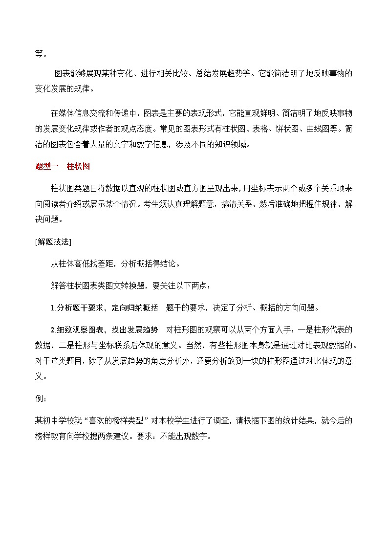 信息类文本分析图表（原卷版）-高考语文一轮复习知识清单第2页