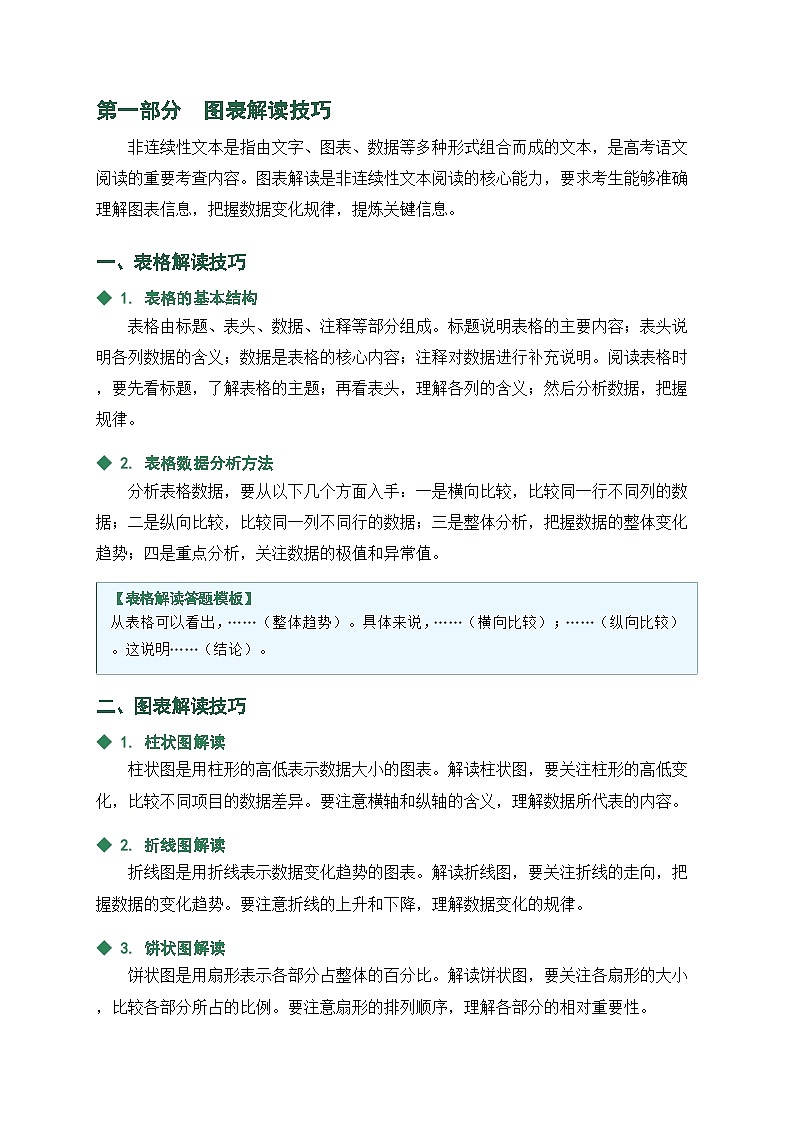 部编版高中语文非连续性文本阅读专项训练（含答案）第3页