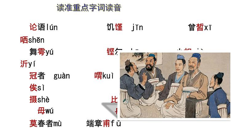 子路、曾皙、冉有、公西华侍坐 课件04