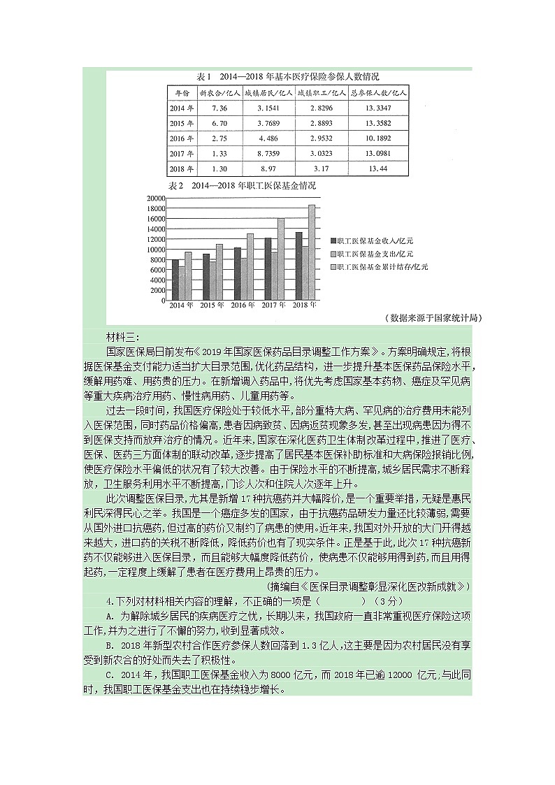2020届四川成都七中高三下阶段检测(二)语文试题卷 word版03