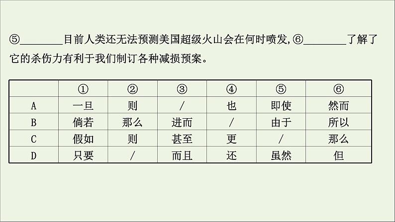 2021版高考语文总复习第三部分语言文字运用学案1连贯课件新人教版04