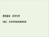 （全国通用）2021版高考语文一轮复习第4板块高考写作专题3高考常用的6类篇章结构一并列式总分总结构课件