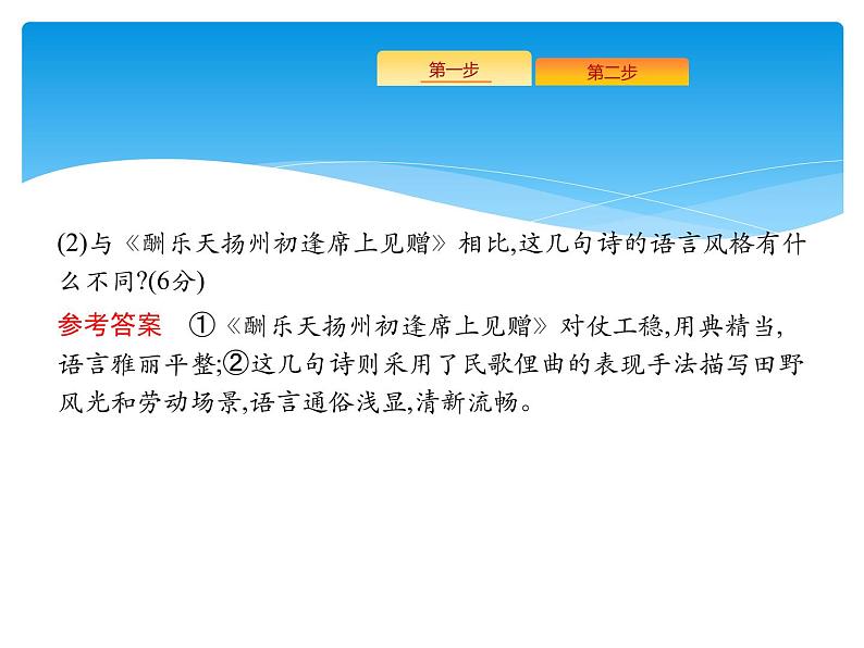 2021年高考语文总复习第2部分  专题2  古代诗歌鉴赏第4页