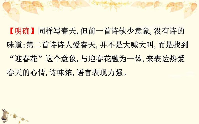 （新）部编版语文必修上册课件：写作素养提升 第一单元 学写短诗05