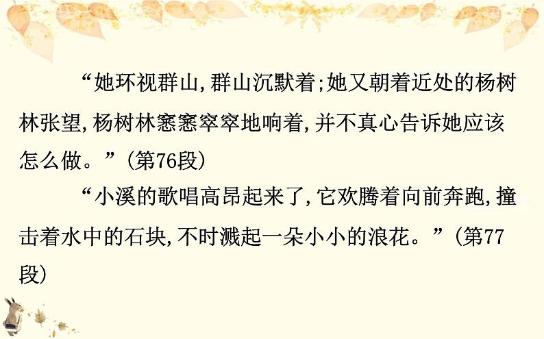 （新）部编版语文必修上册课件：核心素养探究 第一单元 2赏析小说的环境描写和叙事视角06