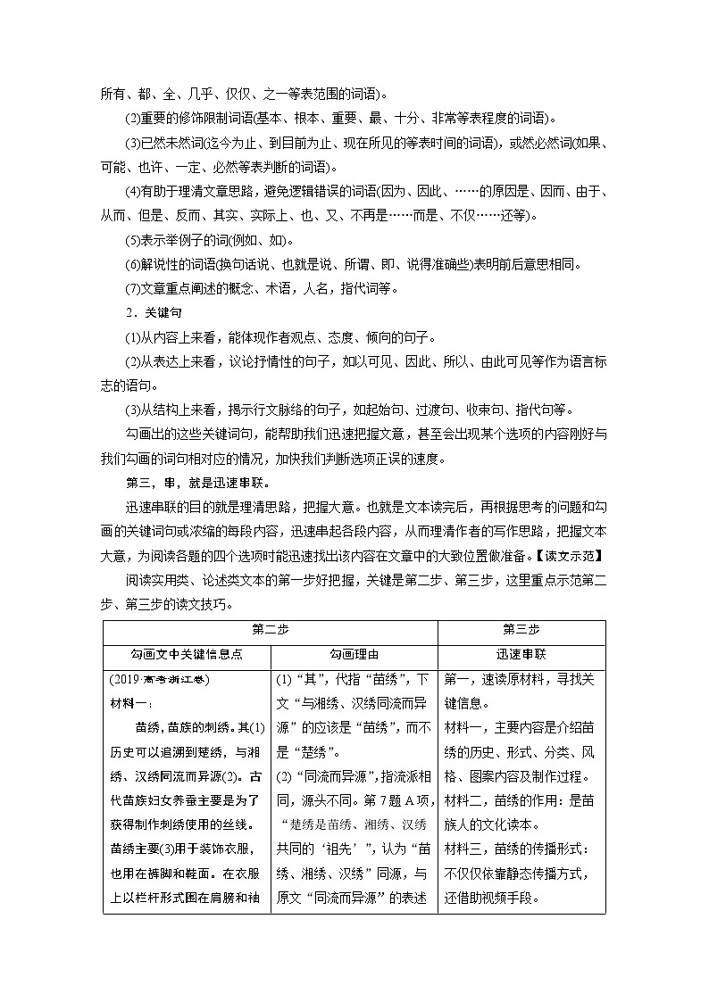 2020浙江高考语文二轮讲义：第2板块　实用类、论述类文本阅读第2页