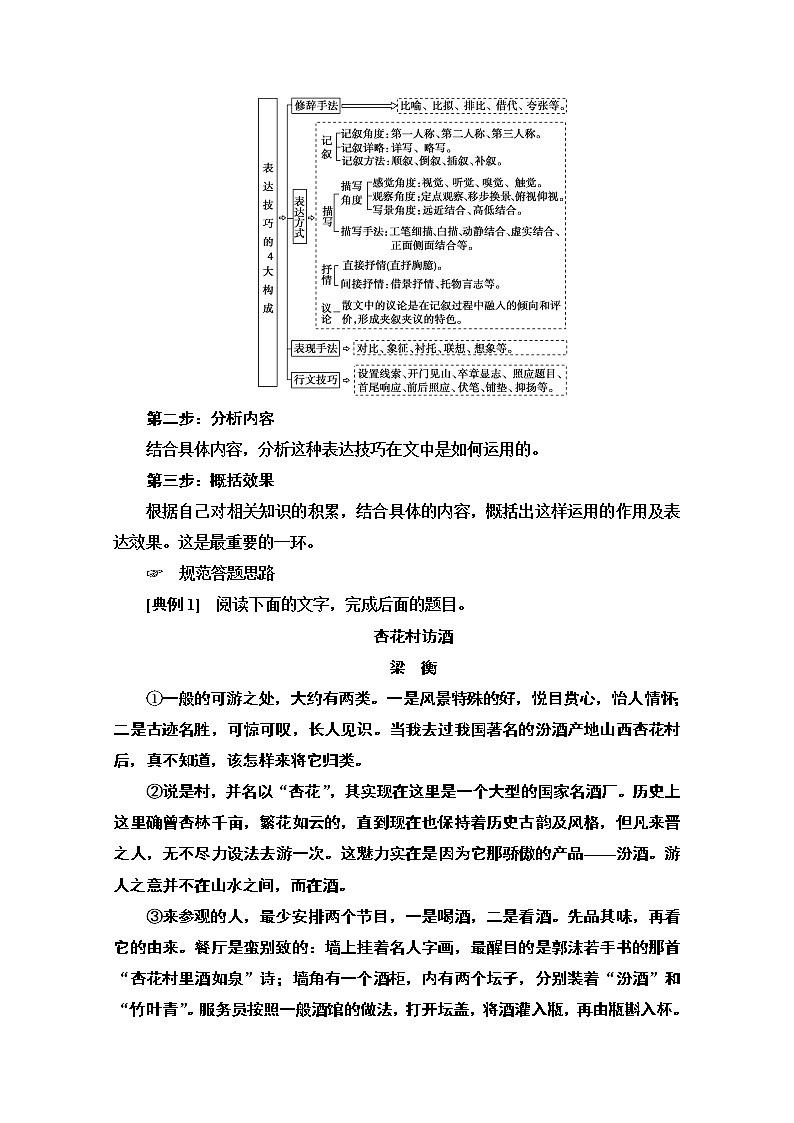 2021新高考语文一轮通用版教师用书：第1部分专题2现代文阅读Ⅱ散文阅读第5讲深化技巧水平准解技巧、语言题02