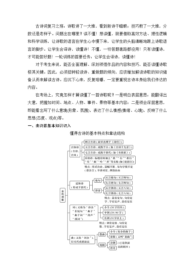2021届新高考语文一轮总复习教学案：诗歌阅读读文指导鉴赏要从读懂始02
