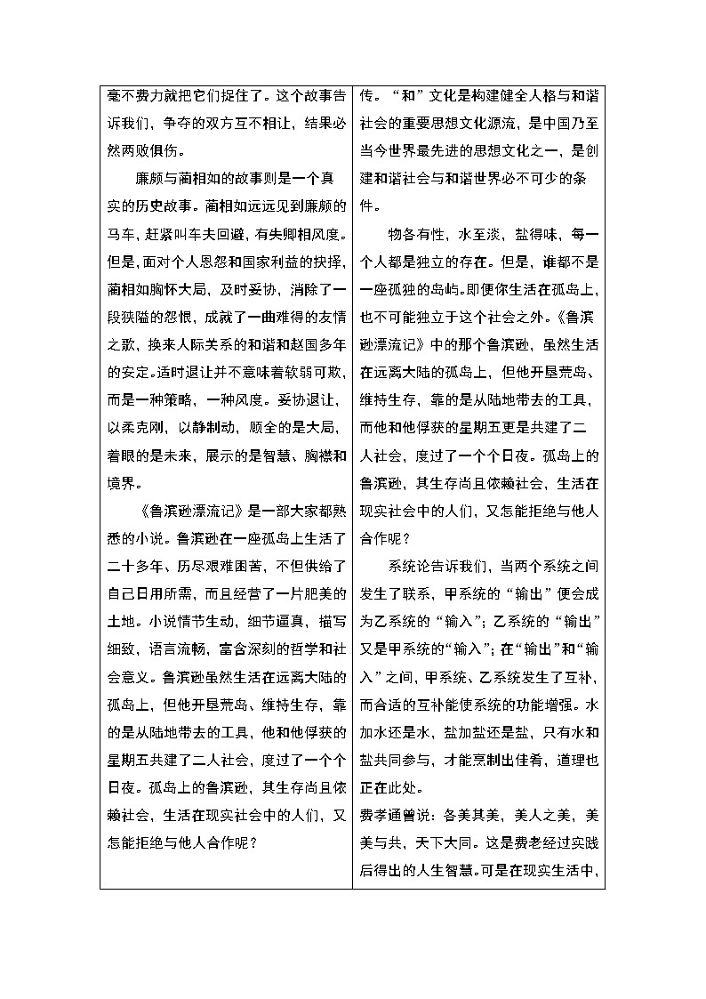 2021届高考语文一轮创新教学案：第4编专题三　选材用材第2页