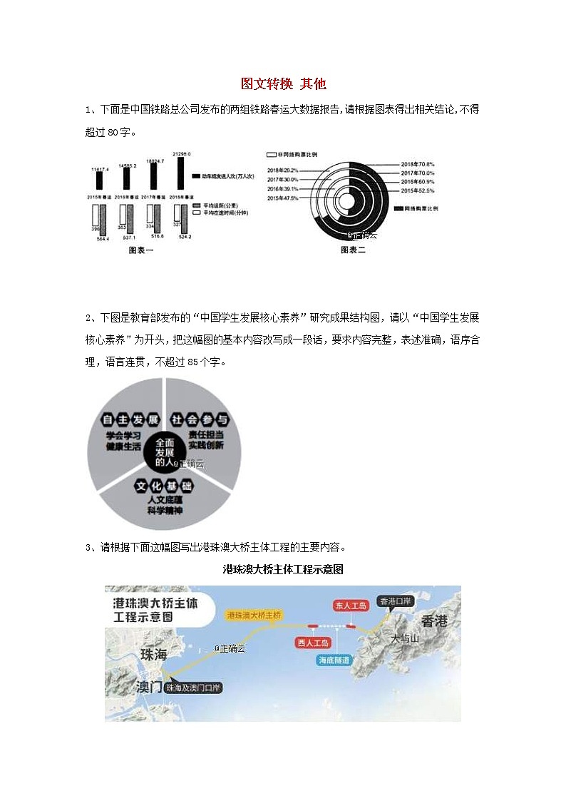 2020届高三语文一轮复习知识点总动员30《图文转换其他》(含解析)01