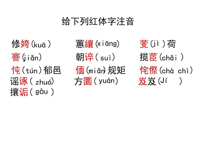 人教版高中语文必修二课件：5 离骚二06